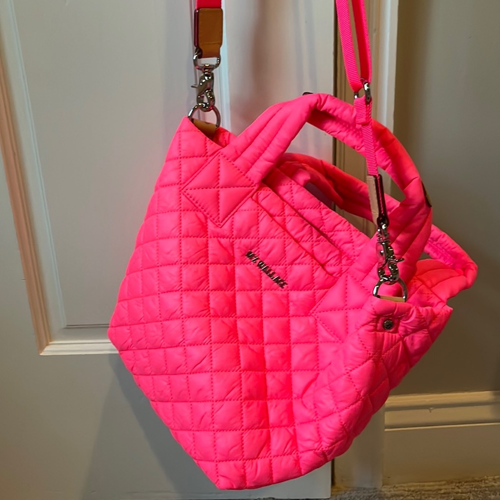 mz wallace hot pink sutton crossbody bag